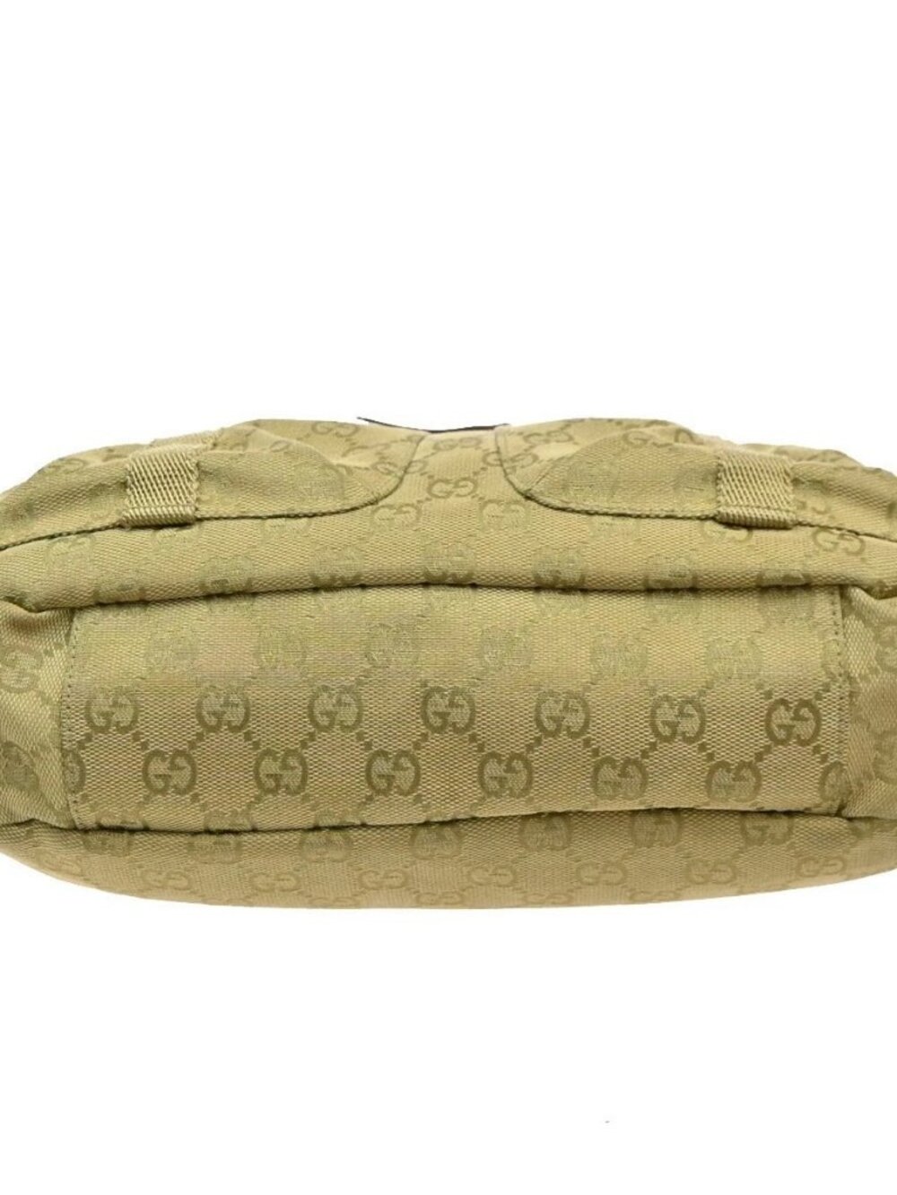 GUCCI Logo GG Pattern Shoulder Bag Canvas Leather Beige GHW Italy 34YJ134 - Picture 6 of 15